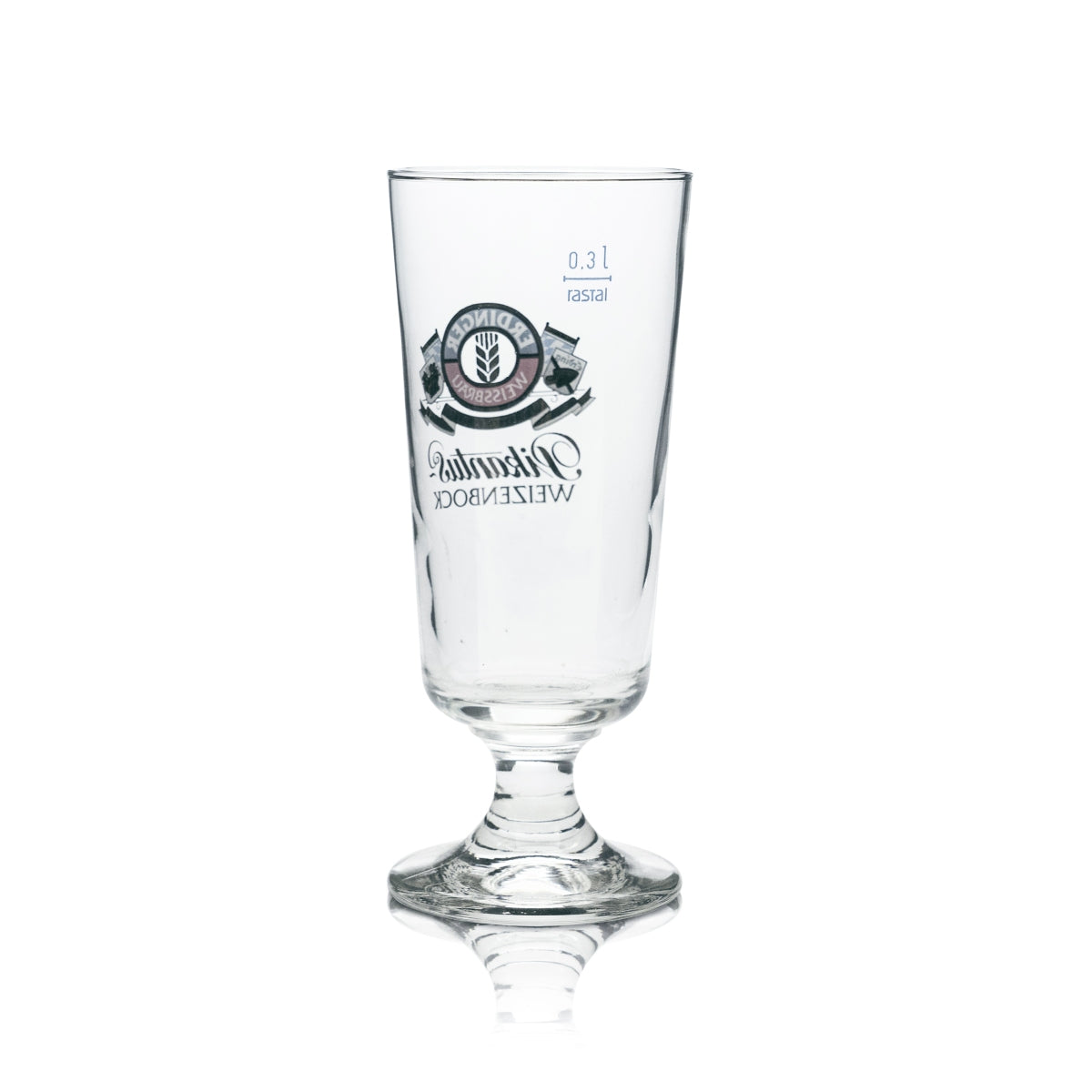 6 verres à bière Erdinger 0,3 l, forme tulipe, calice, verres à levure, bière blanche, bière forte, bar gastronomique – Vue 3