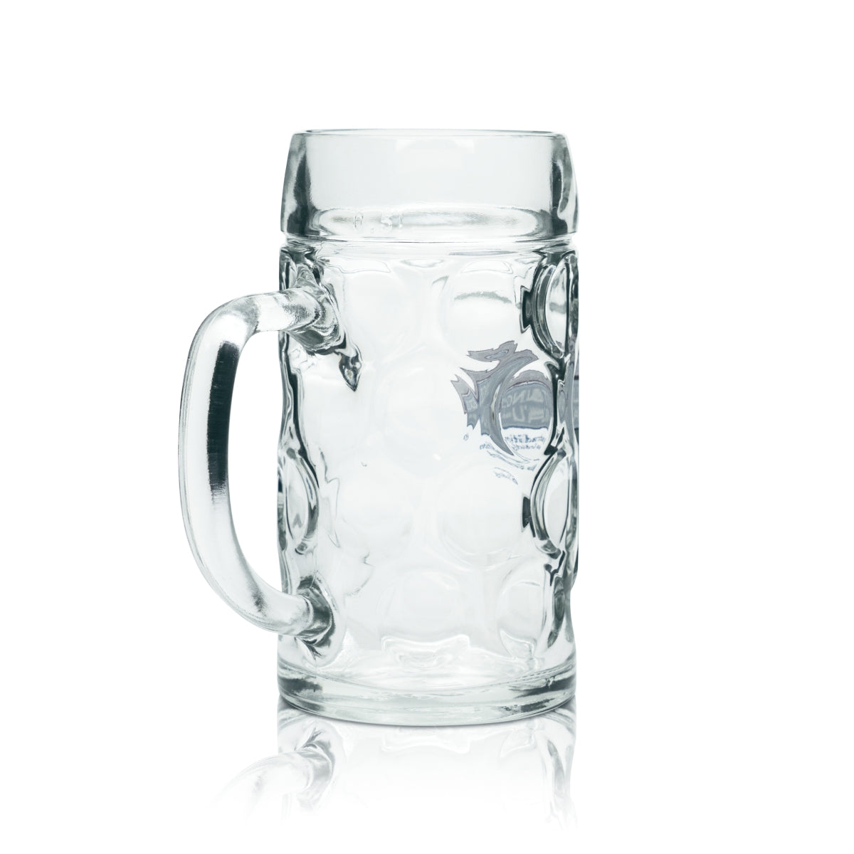 6 verres à bière Erdinger 0,5 l, chope Stiftung Bräu Isar, verres à anse avec relief – Vue 3