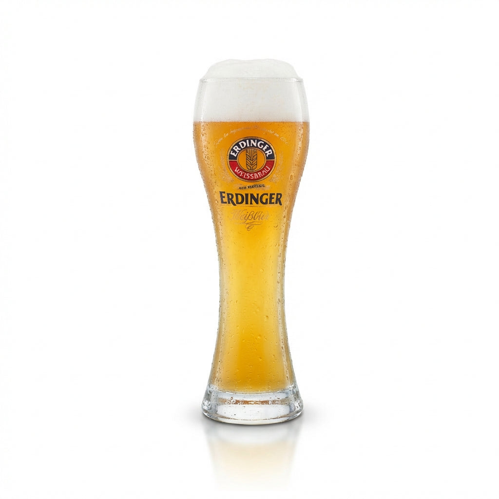 6 verres Erdinger 0,3 l pour bière blanche Hefe Weizen, verres gastronomiques calibrés Bräu Brauerei – Vue 2