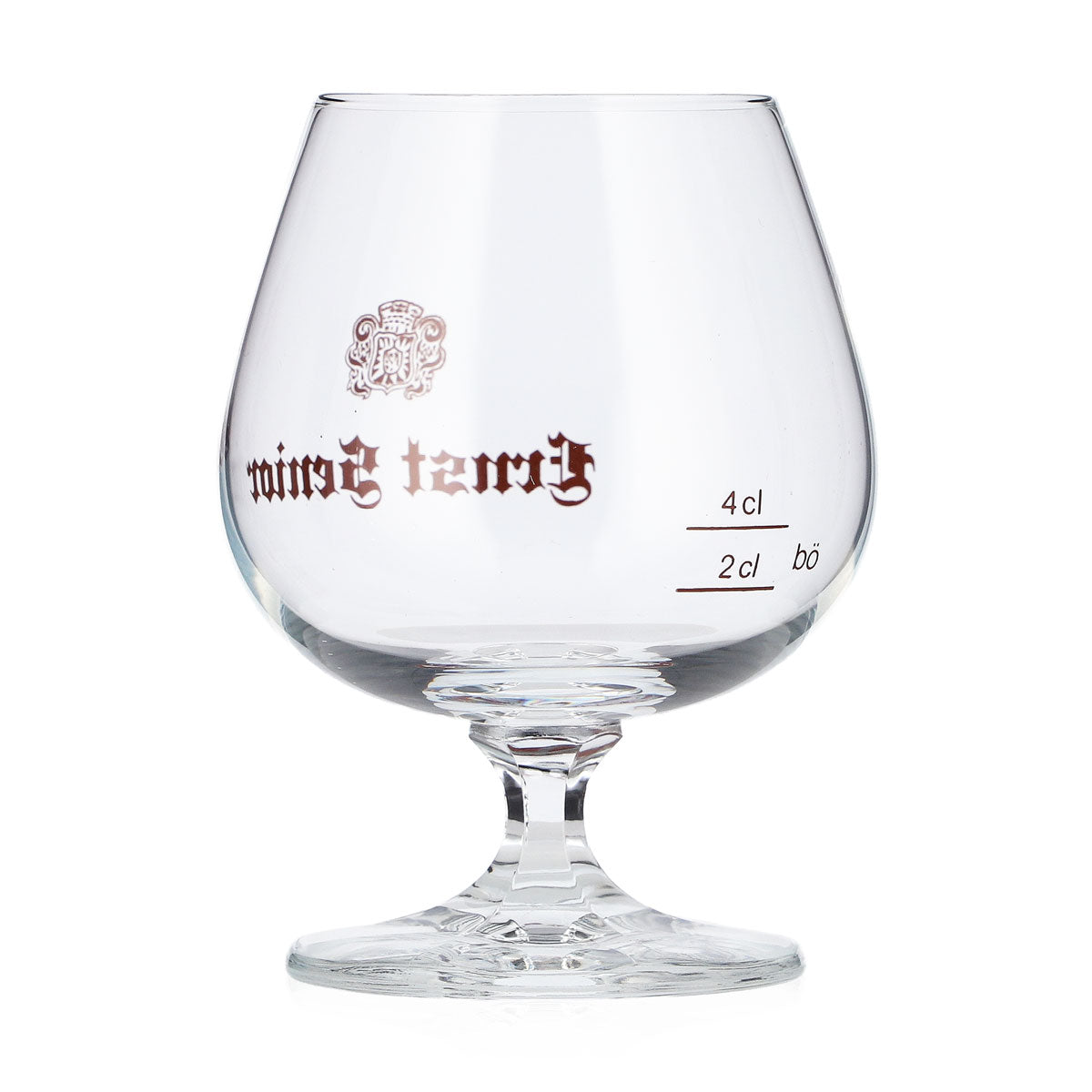 6 verres à eau-de-vie Ernst Senior de 2 cl + verres tulipe de 4 cl avec logo marron « Böckling » – Vue 4