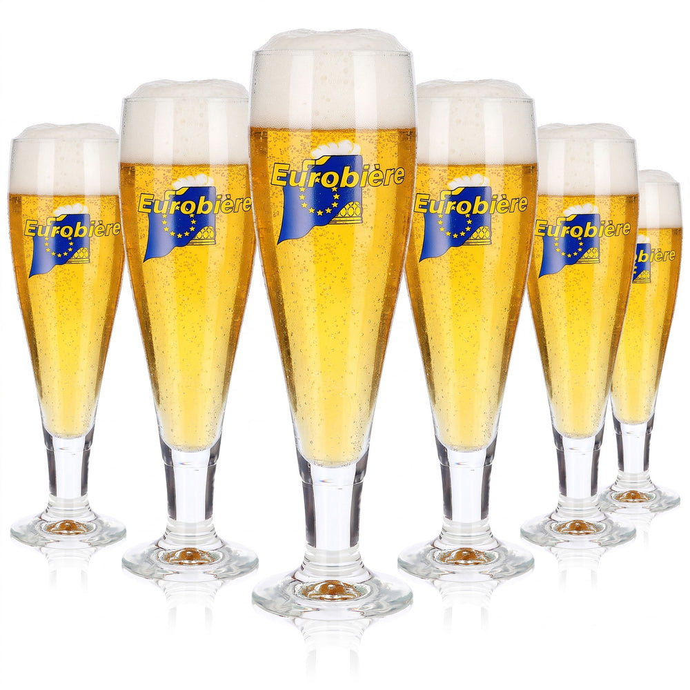 6 verres à bière Eurobière de 0,3 l, modèle « Pokal » Ritzenhoff (lot de 6)
