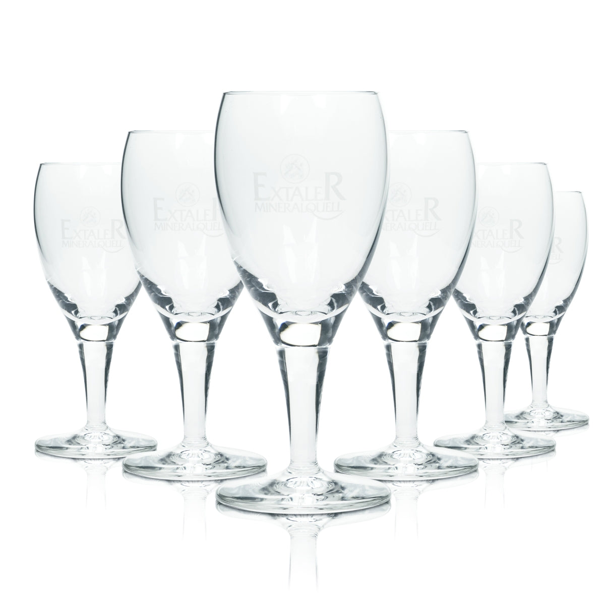 6x Extaler Verre à eau 0,2 l Verres à pied Tulipe Eau minérale Restauration Hôtel Bar
