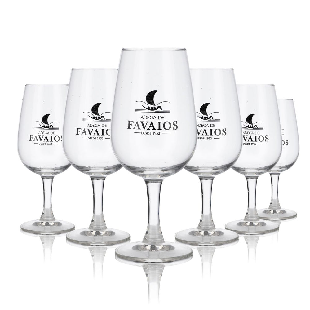 6x Favaios verre 0,21l verre à pied Nosing Tastin set de verres à vin Moscatel Portugal