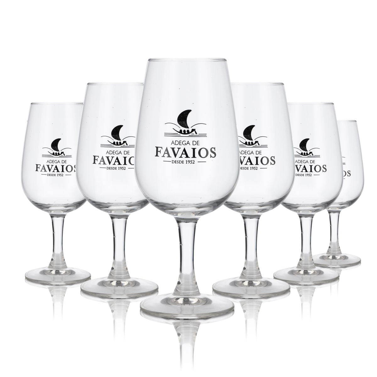 6x Favaios verre 0,21l verre à pied Nosing Tastin set de verres à vin Moscatel Portugal