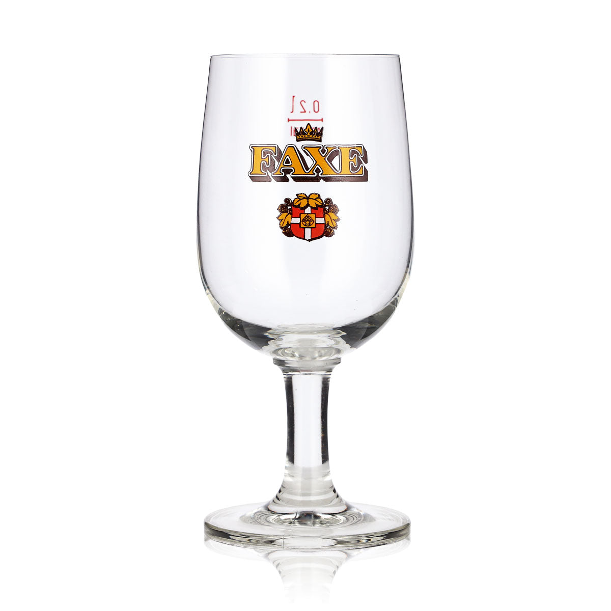 6 verres à bière Faxe de 0,2 l, modèle « Rastal König-Tulpen » – Vue 2
