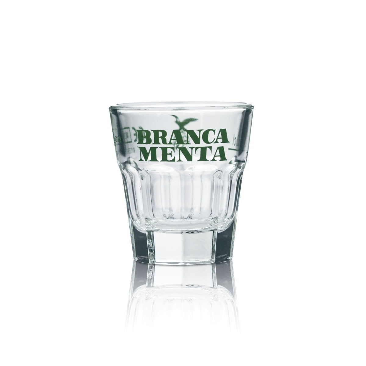 6 verres à shot Fernet Branca Menta 2 cl, verres à schnaps, verres à shot courts, trait de niveau – Vue 2