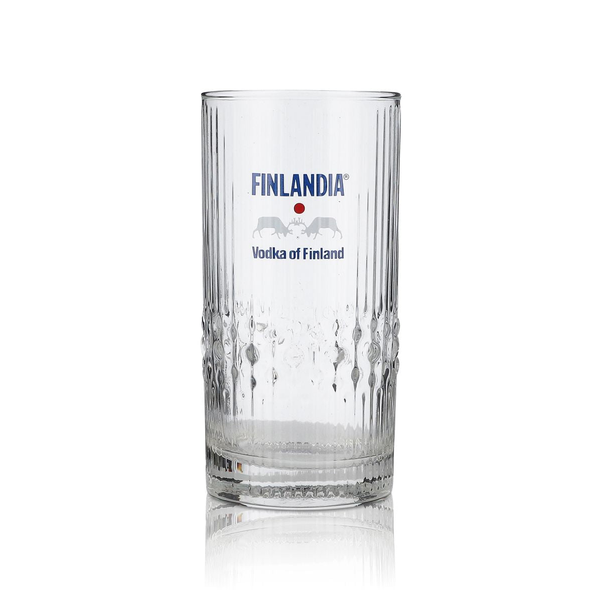 6 verres Finlandia 0,3 l Verre à long drink Gravure en relief Édition spéciale des années 90 – Vue 2