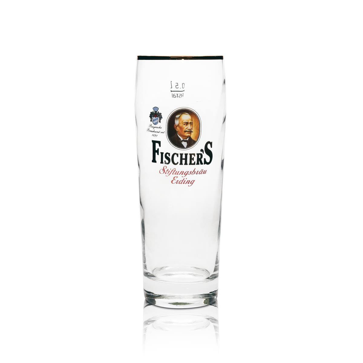 6x verre à bière Fischer Willy Becher 0,5 l Rastal – Vue 2