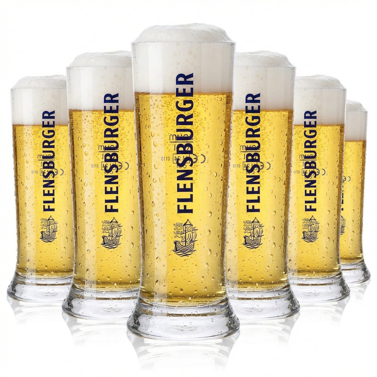 6 verres à bière Flensburg 0,1 l Verres à bière Verres de réception Vancouver
