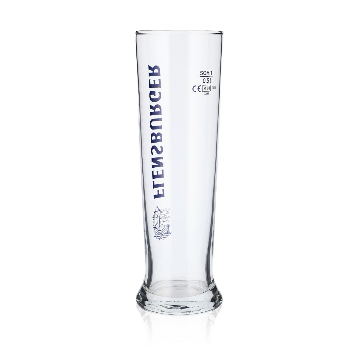 6 verres à bière Flensburg 0,5 l Verres à bière Verre à bière Gobelet bleu Inscription Vancouver – Vue 4