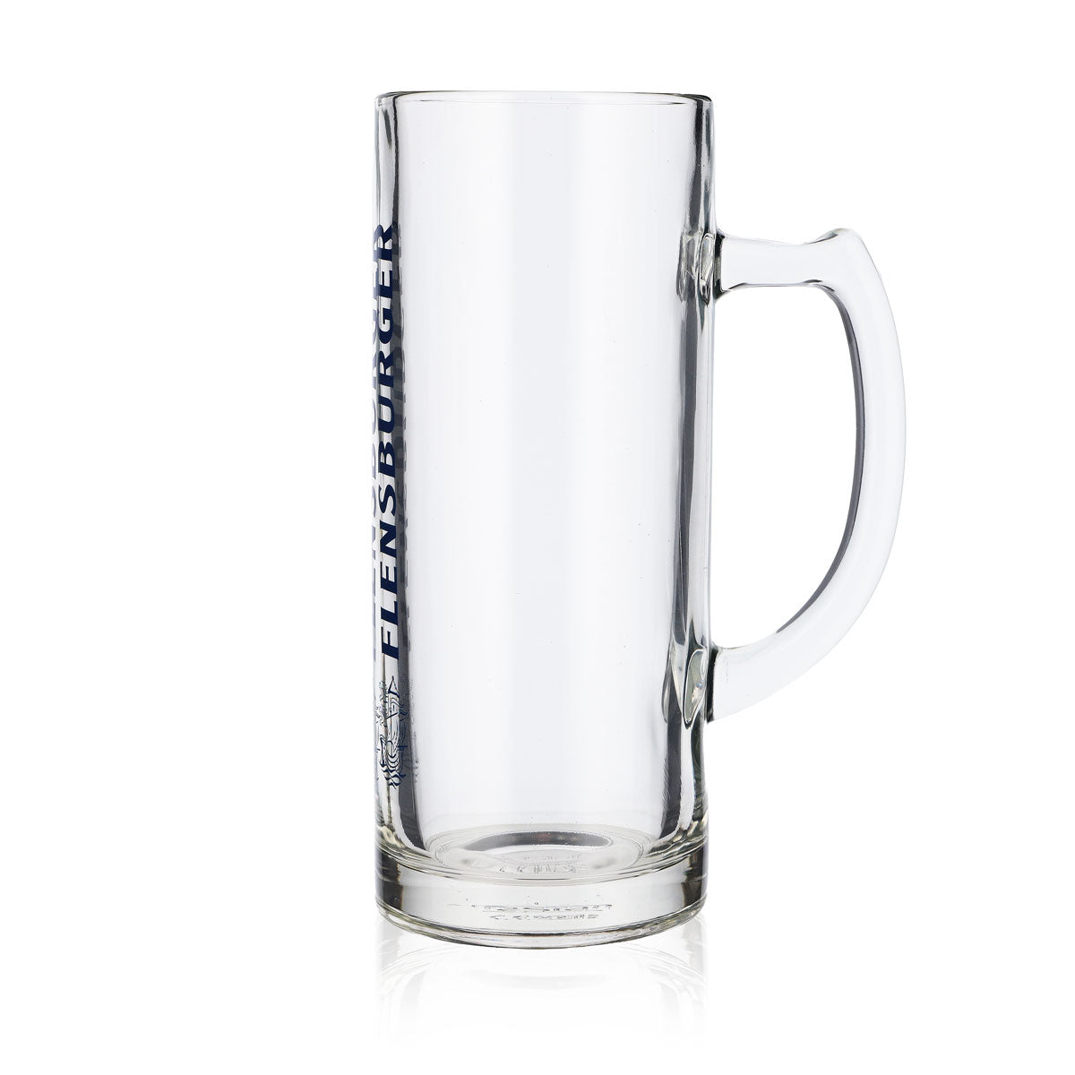 6 verres à bière Flensburg 0,5 l Verres à bière Chope Seidel Humpen inscription bleue – Vue 6