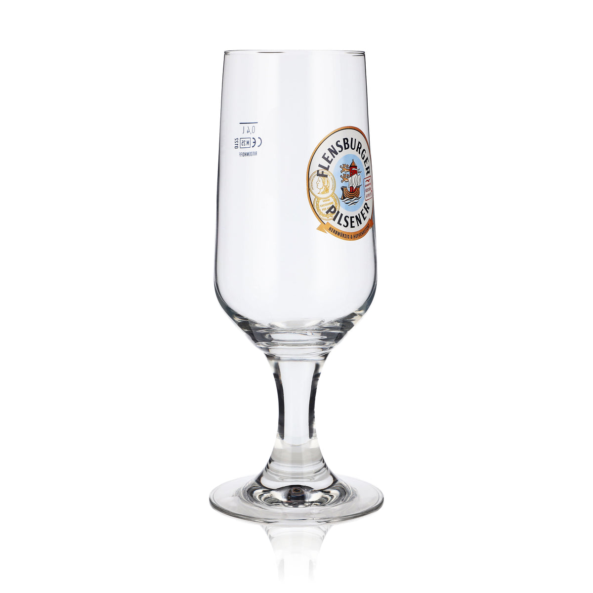 6 verres à bière Flensburg Pokalglas 0,4 l avec bord doré Ritzenhoff – Vue 3