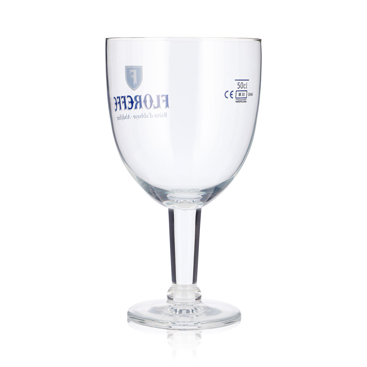 6 verres à bière Floreffe de 0,5 l, forme calice, logo Ritzenhoff bleu (lot de 6) – Vue 4