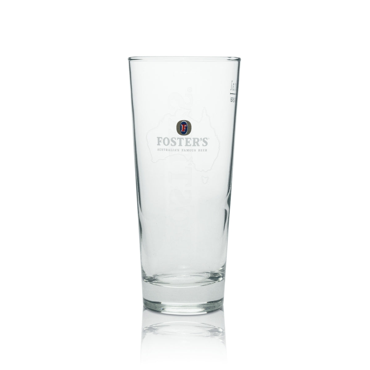 6 verres à bière Fosters « Carte géographique » 300 ml rastal – Vue 2