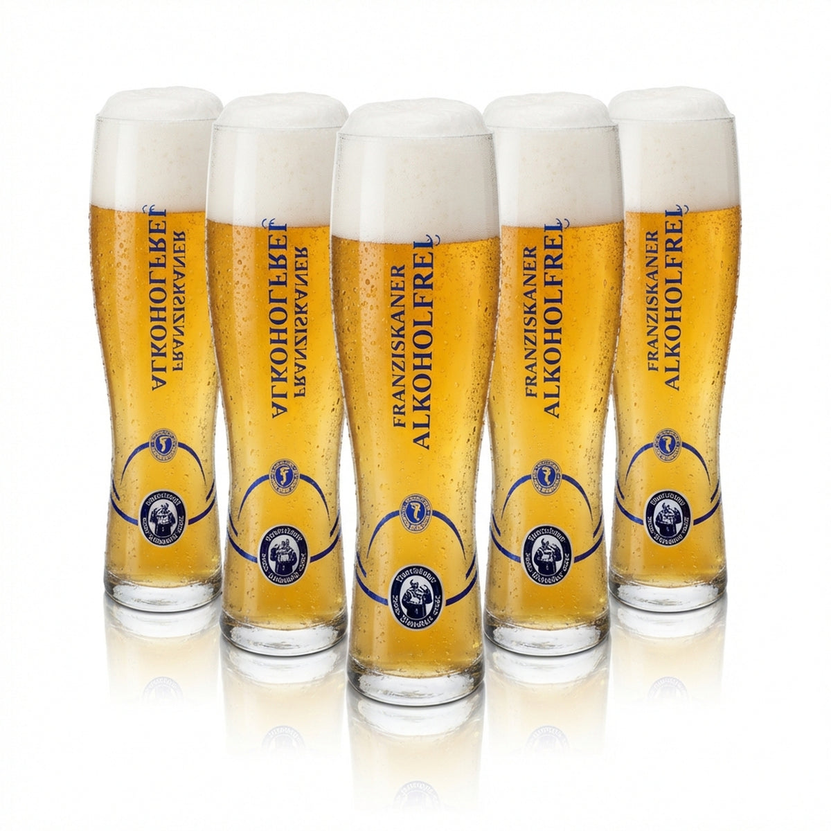 6 verres à bière Franziskaner Weißbier 0,5 l, sans alcool, calibrés, pour la restauration
