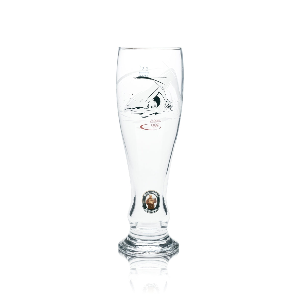 6 verres à bière blanche Franziskaner 0,5 l, édition spéciale Olympia – Vue 2