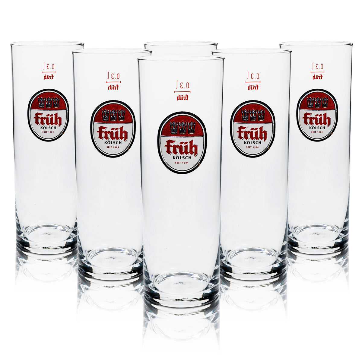 6 verres à bière Früh Kölsch 0,3 l Rastal – Vue 4