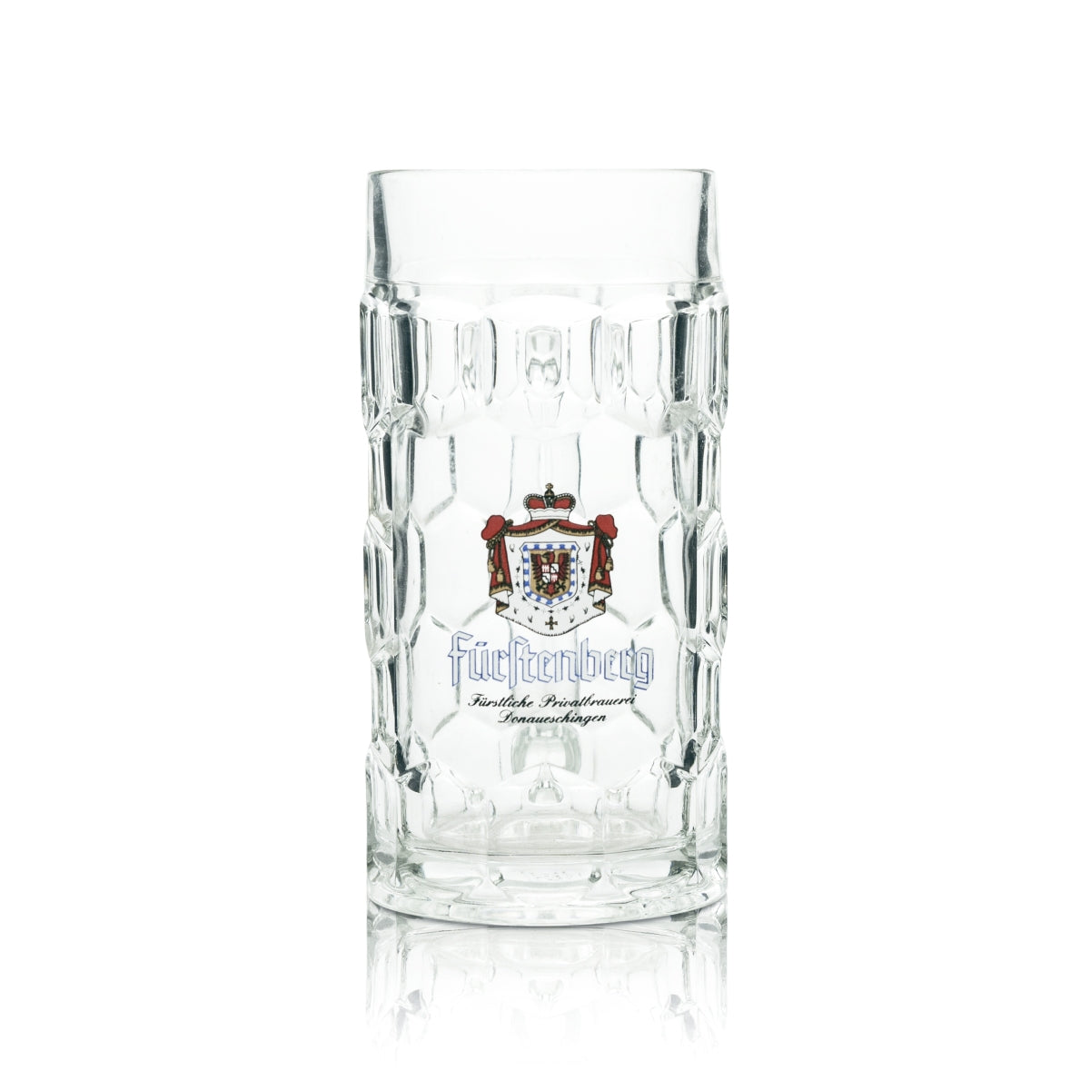 6 verres à bière Fürstenberg 0,4 l, chope couronne, verres à anse Rastal, chopes à bière – Vue 2