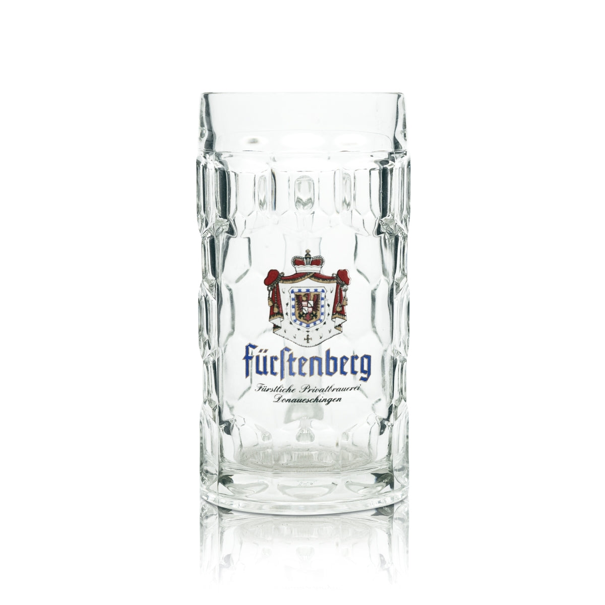6 verres à bière Fürstenberg 0,5 l, chope couronnée, verres Rastal, chopes à anse, bière – Vue 2