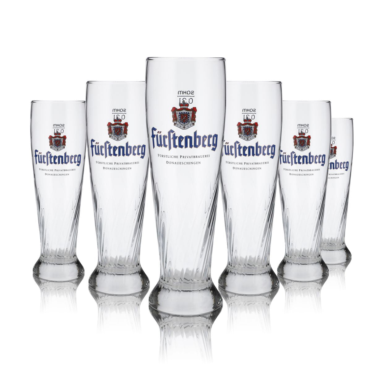 6 verres Fürstenberg 0,3 l Verres à bière blanche Verres à bière blanche Set de verres Brasserie Gastronomie