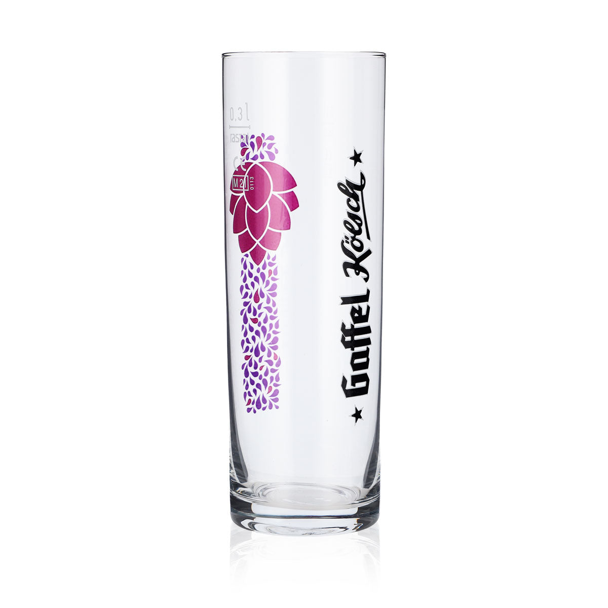6 verres à bière Gaffel 0,3 l, motif houblon violet – Vue 7