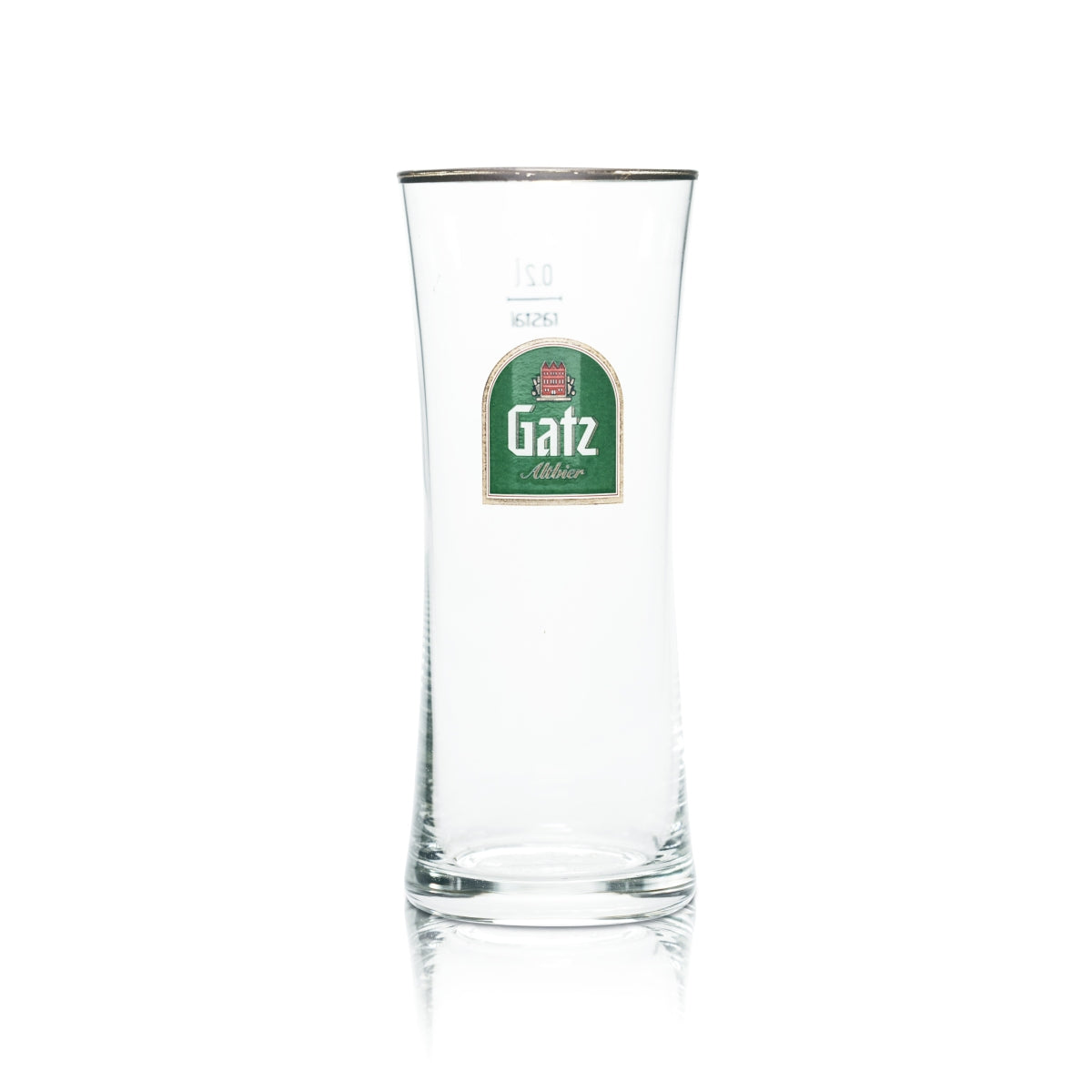 6x Gatz verre 0,2 l verre à bière à anse bord doré bière brune brasserie gastronomie – Vue 2