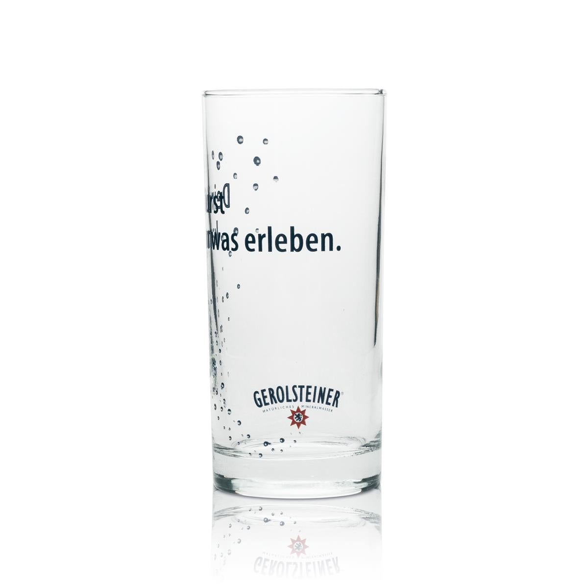 6 verres à eau Gerolsteiner 0,2 l La soif peut vivre une expérience unique – Vue 3