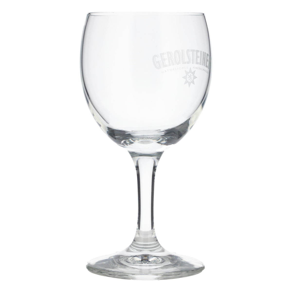 6 verres à eau Gerolsteiner, verres à pied 0,24 l, Ritzenhof – Vue 3