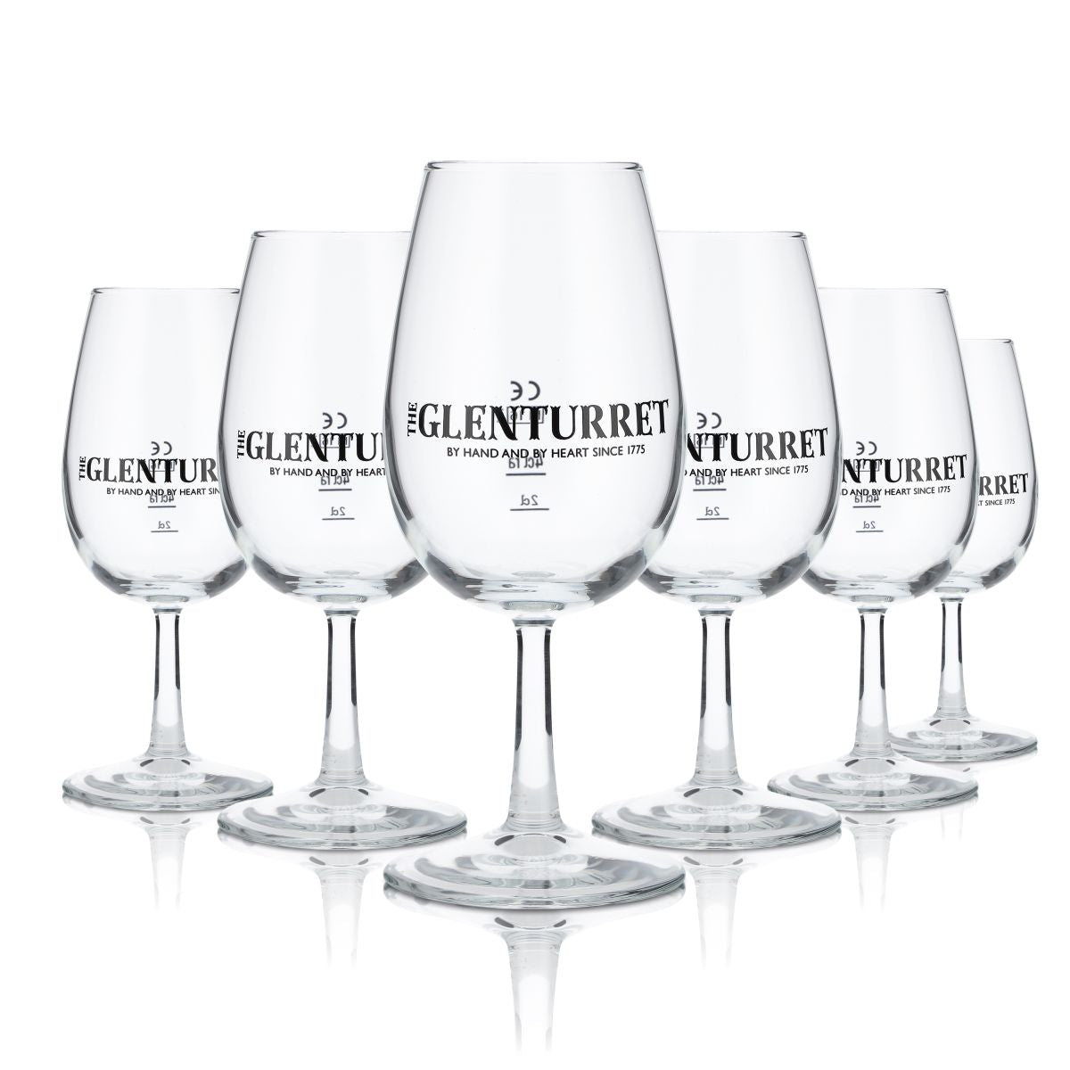 6 verres à whisky Glenturret 0,215 l Verre de dégustation Verre à pied Verre à nez Verre à pied Whisky