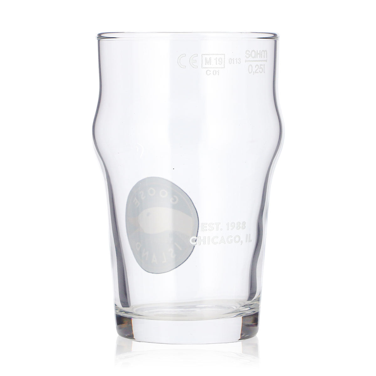 Lot de 6 verres à bière Goose Island 0,25 l, verre à long drink, logo « Gans » 1988, verre à bière Sahm (lot de 6) – Vue 4