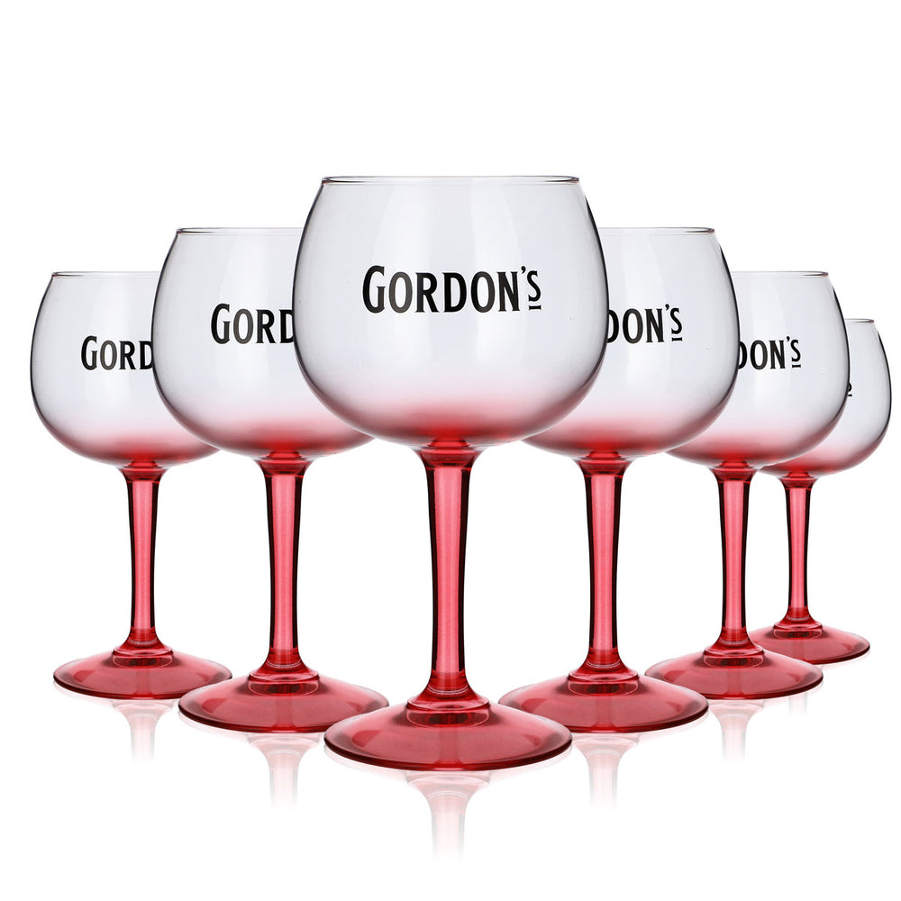 6x verres Gordon 0,45 l Verres ballon Gin Tonic Rose Ensemble de verres à cocktail Gastro