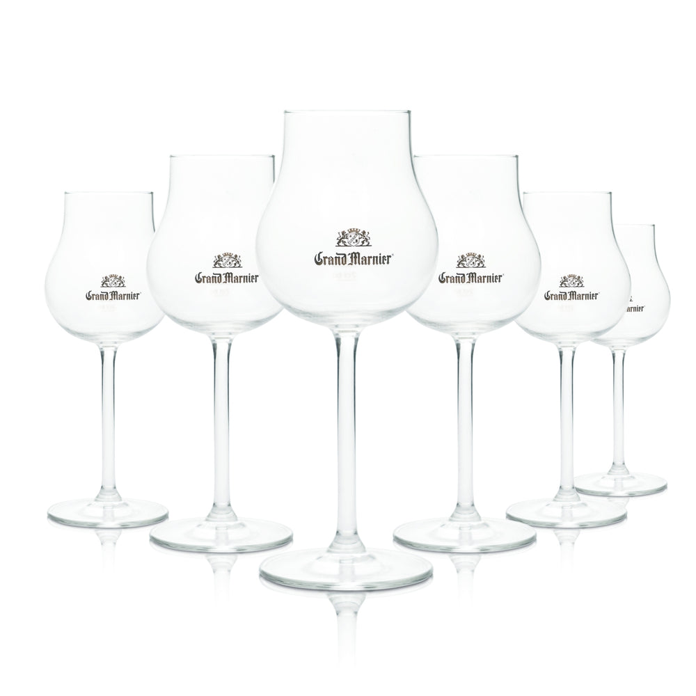 6 verres Grand Marnier 0,25 l Verres à cognac Verres à liqueur d'orange Long drink