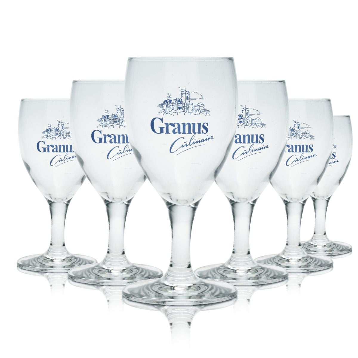 6x Granus verre 0,18l verre à pied Culinaire eau minérale eau pétillante jus de fruits set de verres