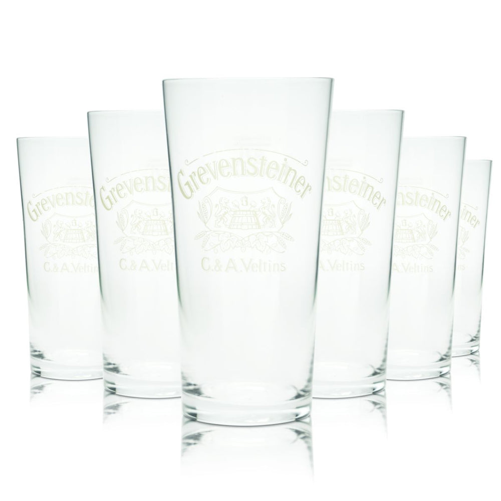 6 verres à bière Grevensteiner 0,2 l Willi Becher Set de verres Brasserie Veltins Gastro