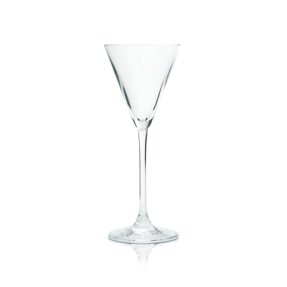 6 verres Grey Goose 0,1 l à pied, forme martini, Grand Fizz Martini