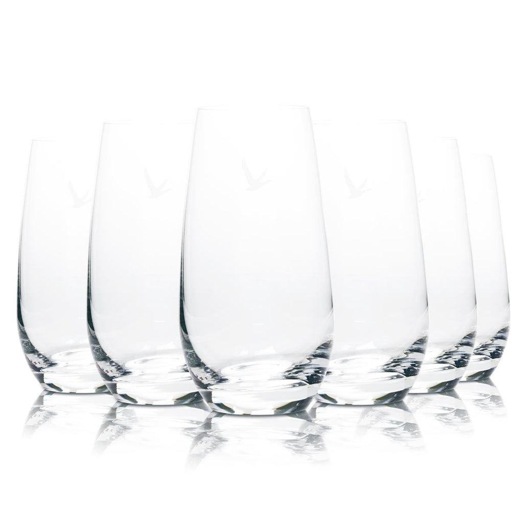 6 verres à long drink Grey Goose Highball 0,4 l, ensemble de verres à cocktail Premium Vodka