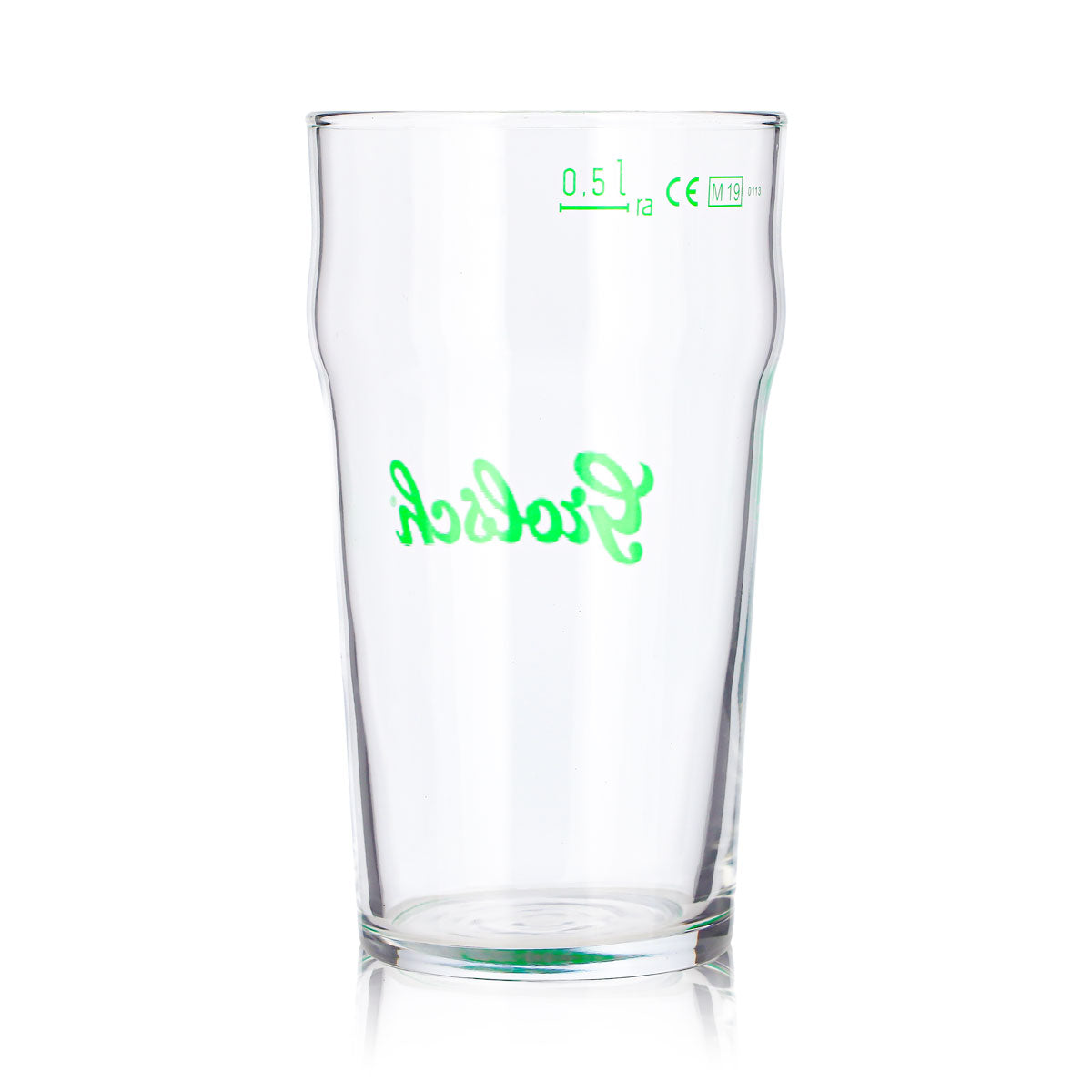 Lot de 6 verres à bière Grolsch de 0,5 l, verre profilé avec logo vert Rastal – Vue 5