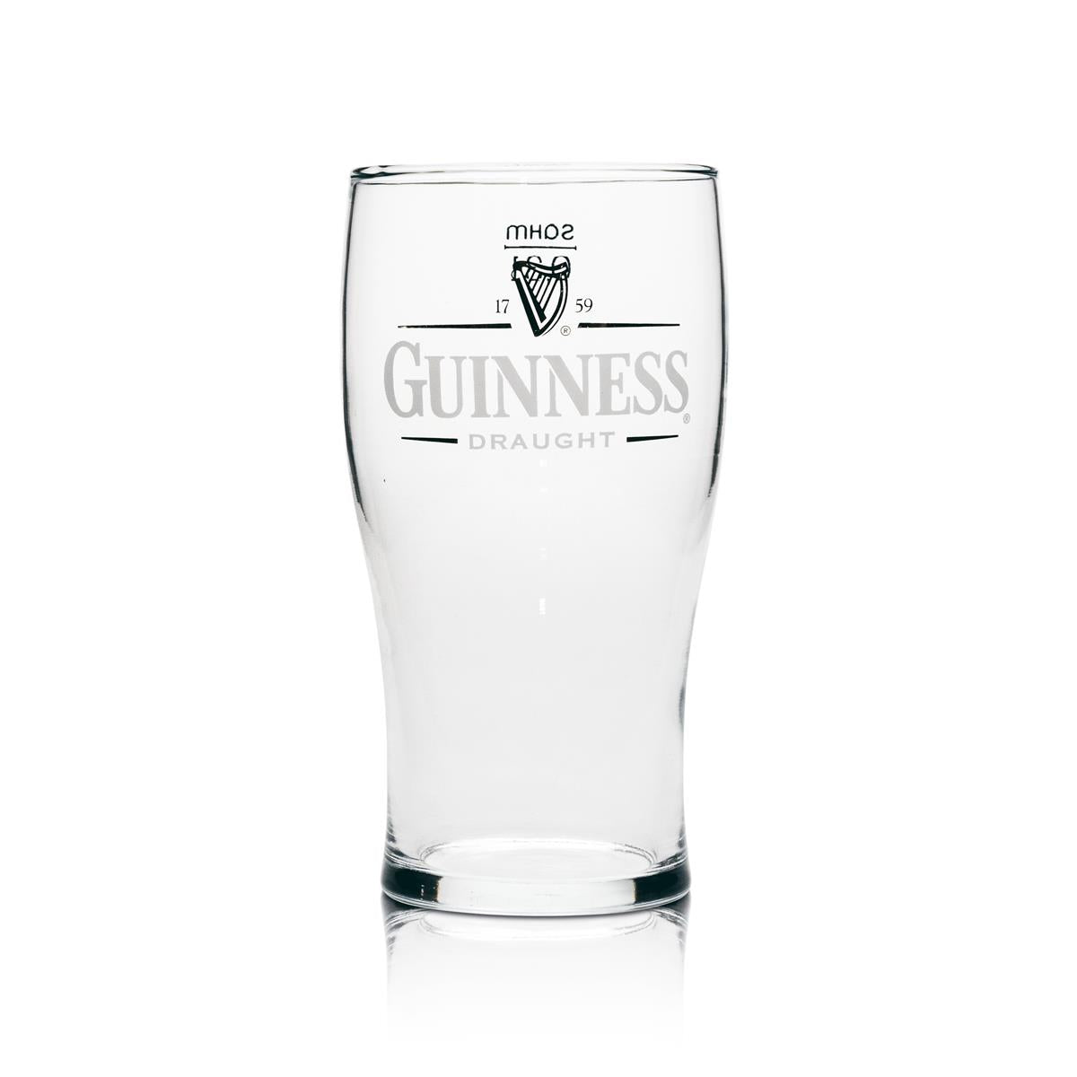 6 verres à bière Guinness 0,3 l Sahm Draught – Vue 2