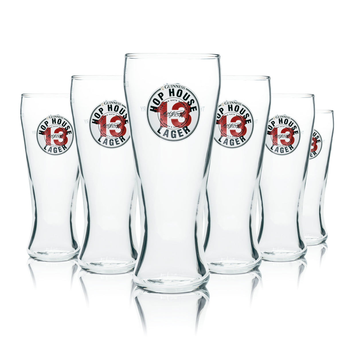 6 verres à bière Guinness 0,5 l Hop House Verres à bière Lager Pint Tulip Beer Willi – Vue 5