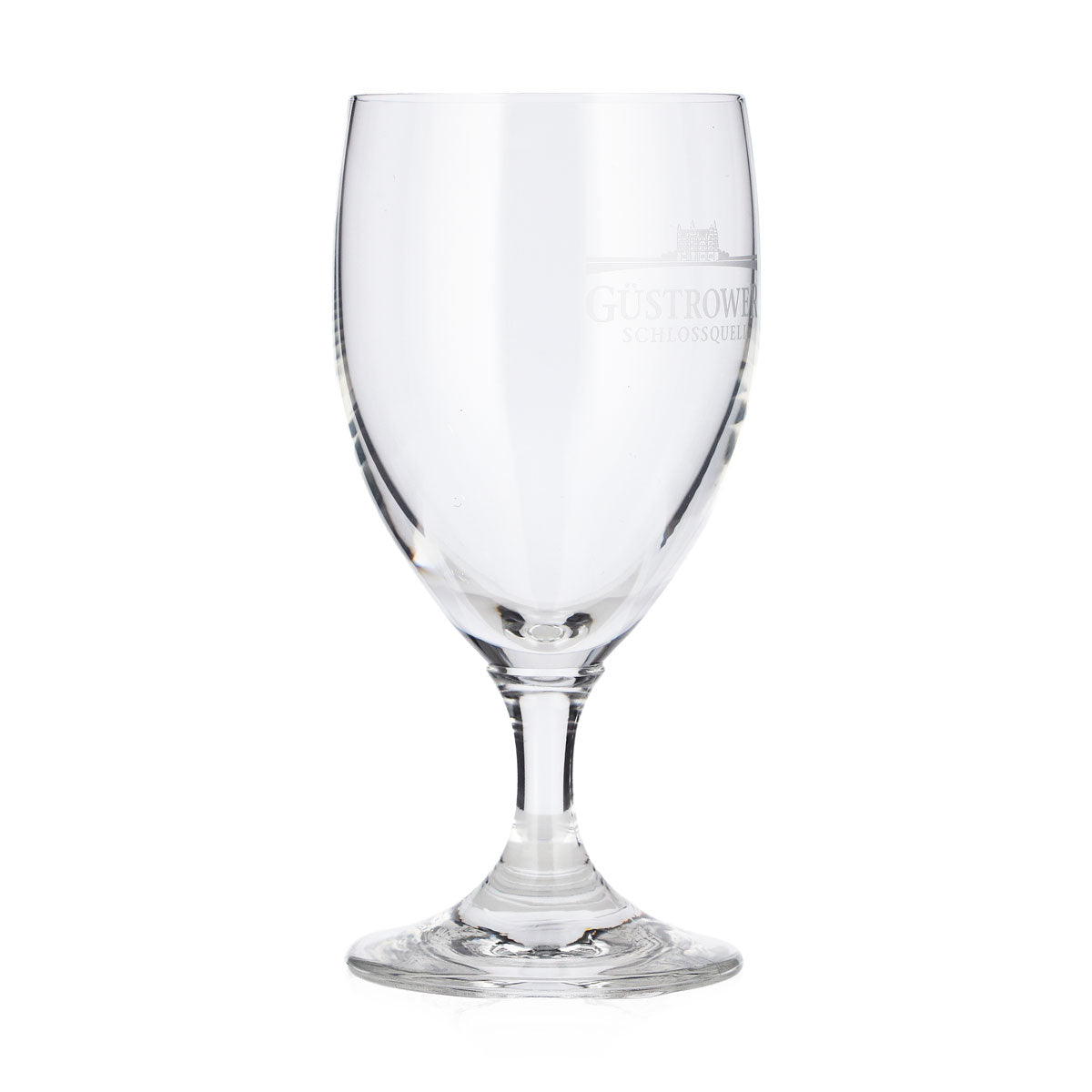 6 verres à bière « Güstrower Wasser » de 0,18 l, forme tulipe, marque « Schlossquell » – Vue 3