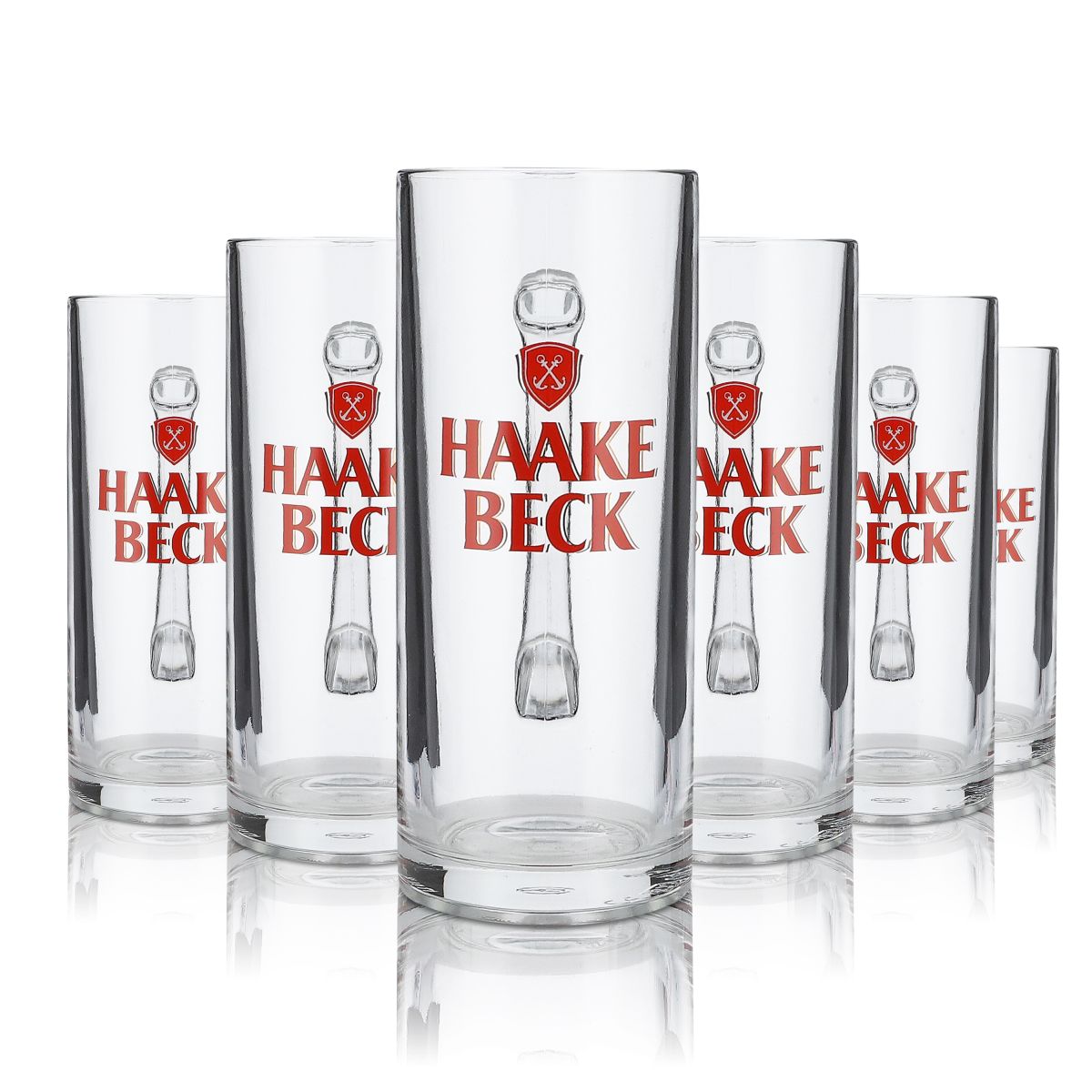 6x Haake Beck Verre 0,3 l Chope à bière Verres à bière Set de verres à bière Brasserie Gastronomie
