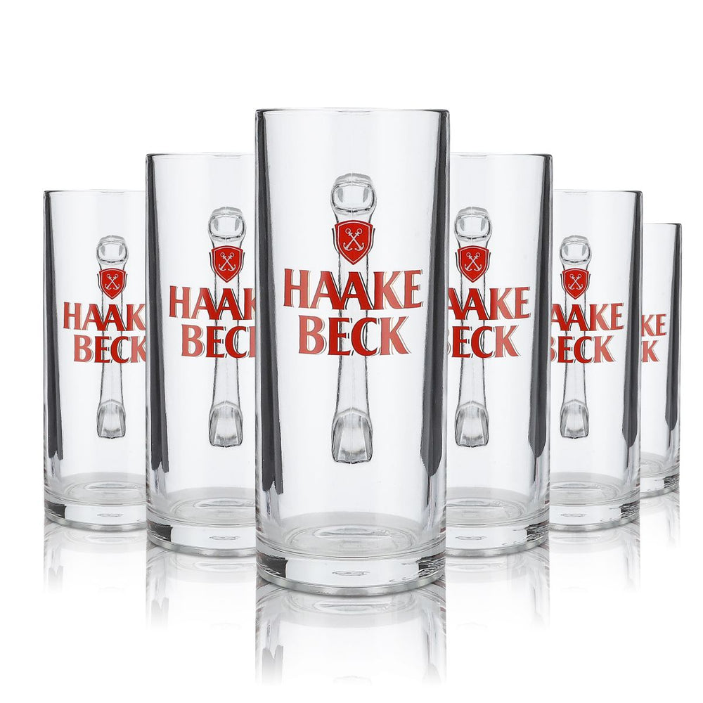 6x Haake Beck Verre 0,3 l Chope à bière Verres à bière Set de verres à bière Brasserie Gastronomie