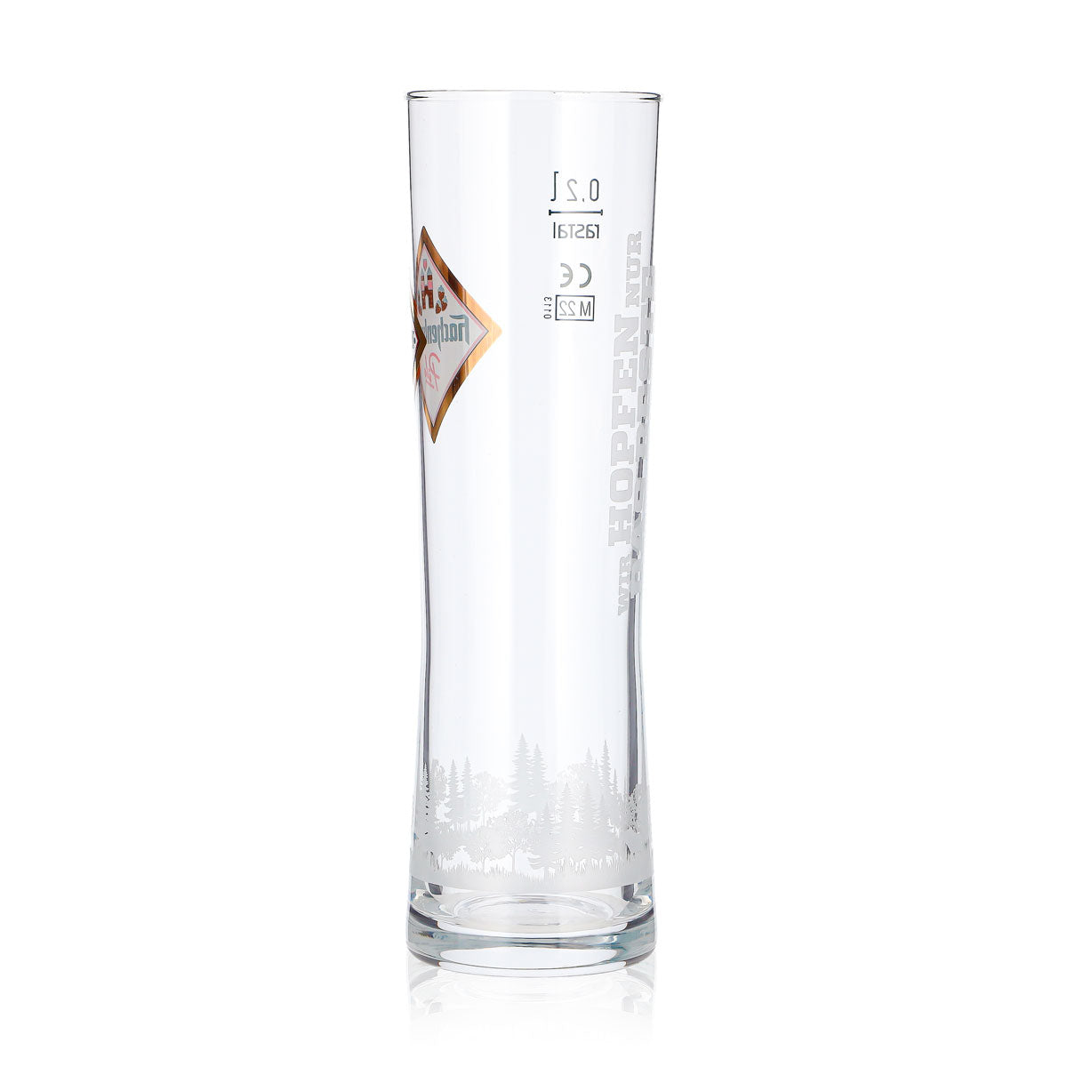 6 verres à bière Hachenburger 0,2 l, type longdrink, Pils Rastal, logo doré (lot de 6) – Vue 5