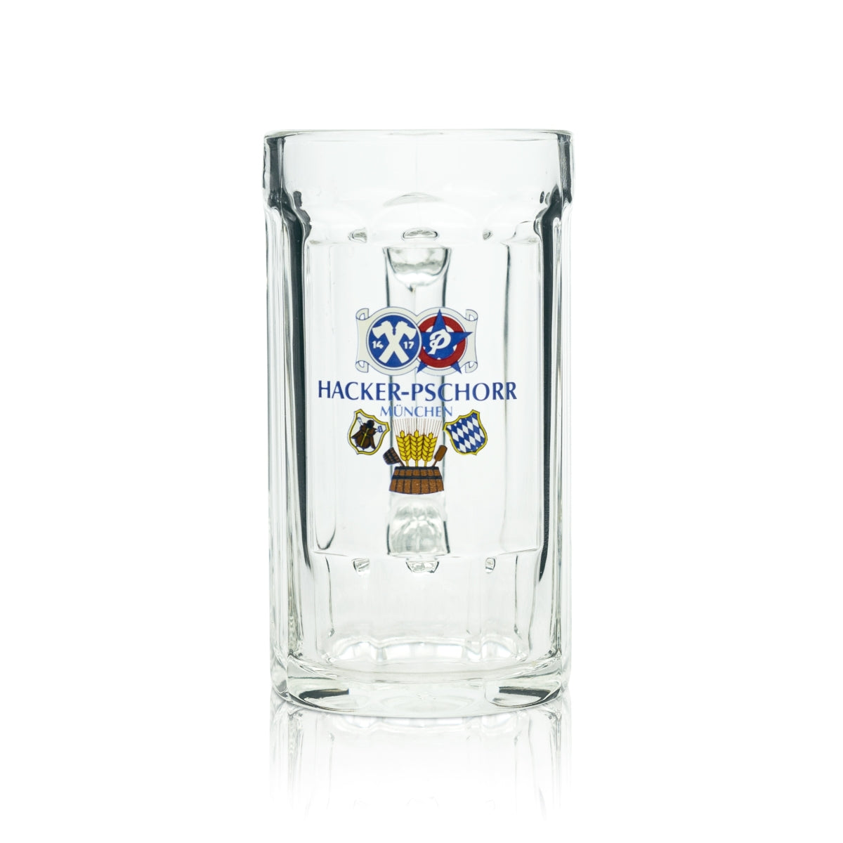 6 verres à bière Hacker Pschorr 0,3 l, chopes Sahm Seidel, verres à anse, chopes, chopes de bar – Vue 2
