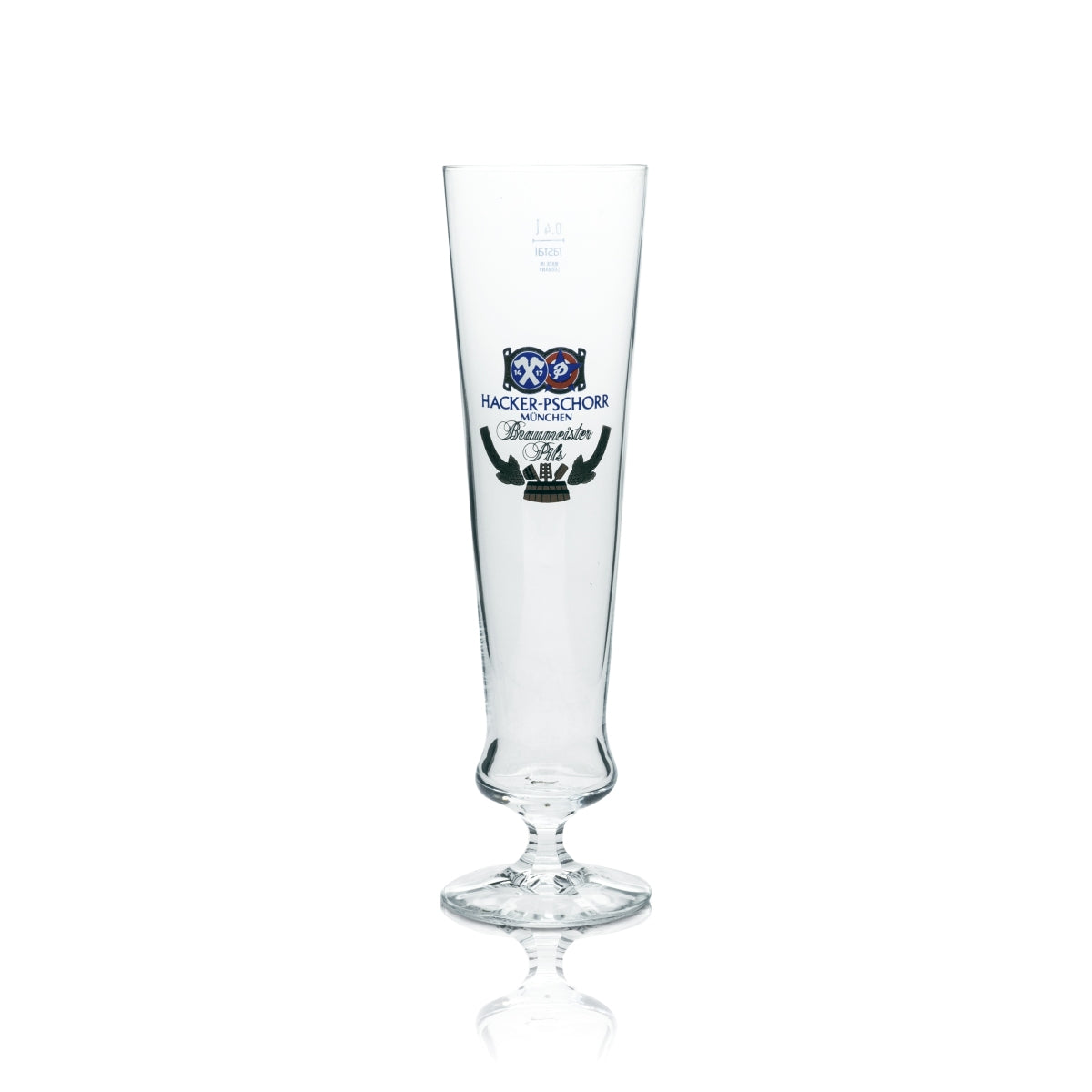 6 verres à bière Hacker Pschorr 0,4 l, forme tulipe, série Braumeisterpils Rastal – Vue 2