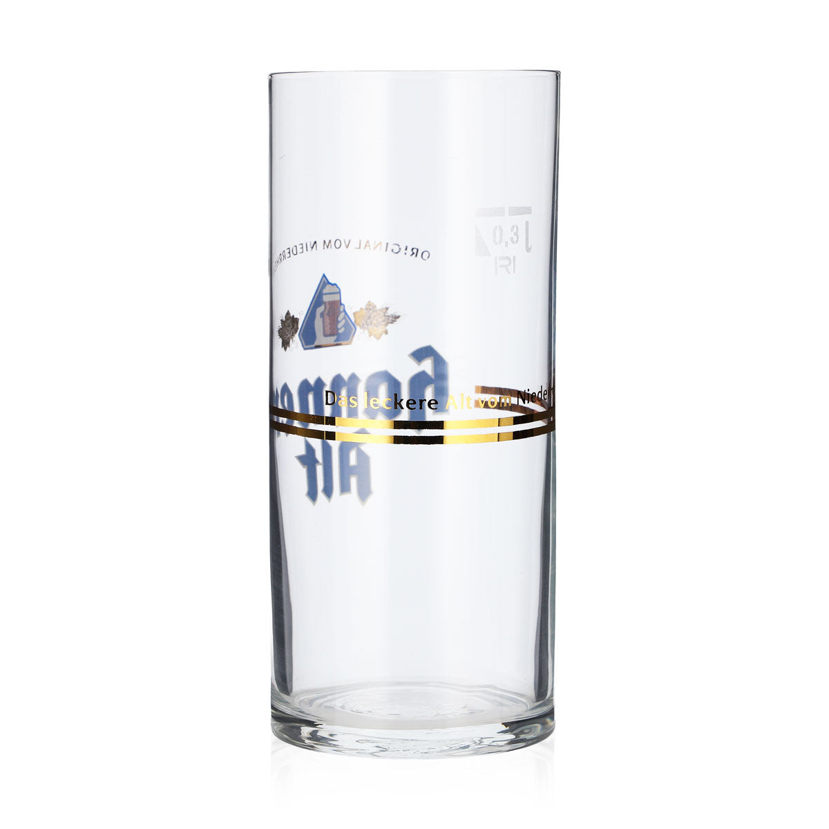 6 verres à bière Hannen Alt Bier, verre droit 0,3 l – Vue 4