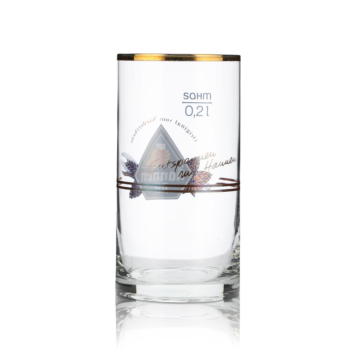 6 verres à bière Hannen Alt 0,2 l Verre à bière Alt Willi Becher Goldrand Brasserie – Vue 3