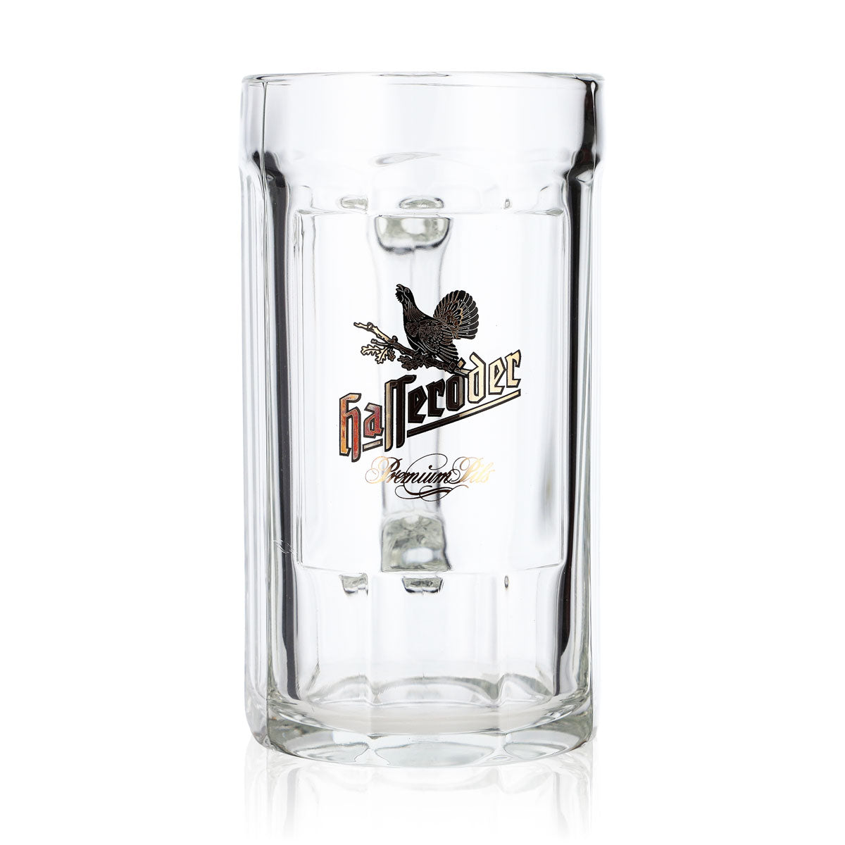 6 verres à bière Hasseröder de 0,4 l, modèle « Krug Kontur Premium Pils » (lot de 6) – Vue 2