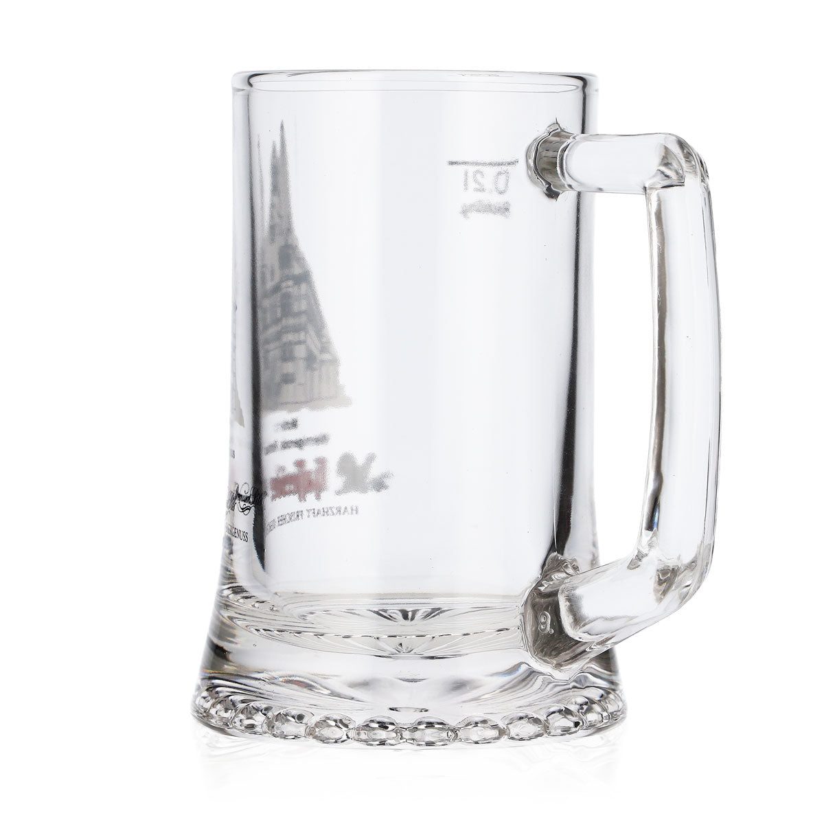 6 verres à bière Hasseröder, chope de 0,2 l, motif n° 1 : mairie de Wernigerode (lot de 6) – Vue 5