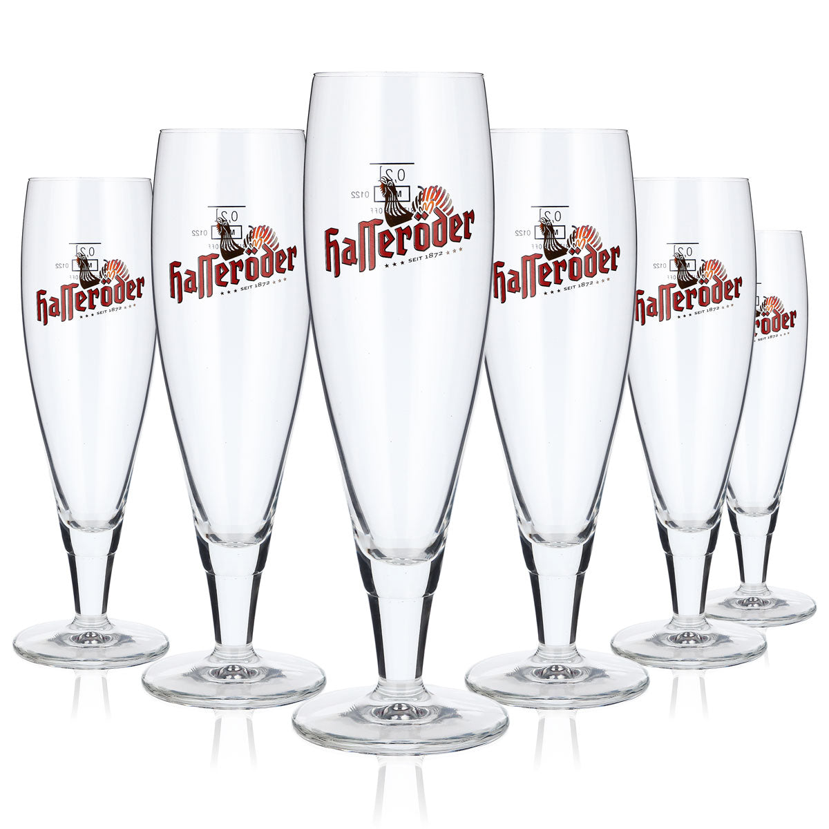 6 verres à bière Hasseröder Verres à pied 0,2 l Verres à bière Ritzenhoff Alegro Pokal – Vue 5